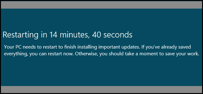 How to Stop Windows from Restarting your Computer Automatically!