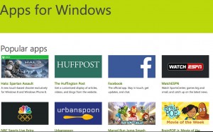 windows 8 apps store