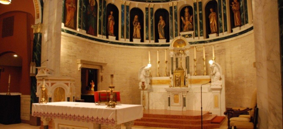 Altar at Saint Mary's Cranston